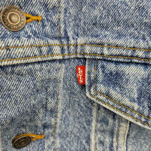 Vintage 90s Levi’s 70507 4890 Type 3 Denim Trucker Jacket Made In USA Size XL - Picture 5 of 14